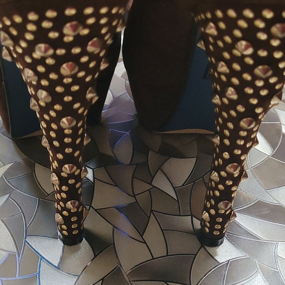 New worn women's peep toe heels - Picture 8 of 8